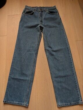 Levi's Vintage 1992 Orange Tab Men's Straight-Leg Jeans in Medium Blue